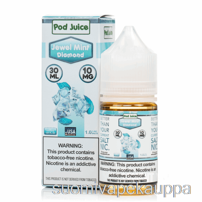 Vape Kauppa Jewel Mint Diamond - Pod Mehu - 30ml 35mg